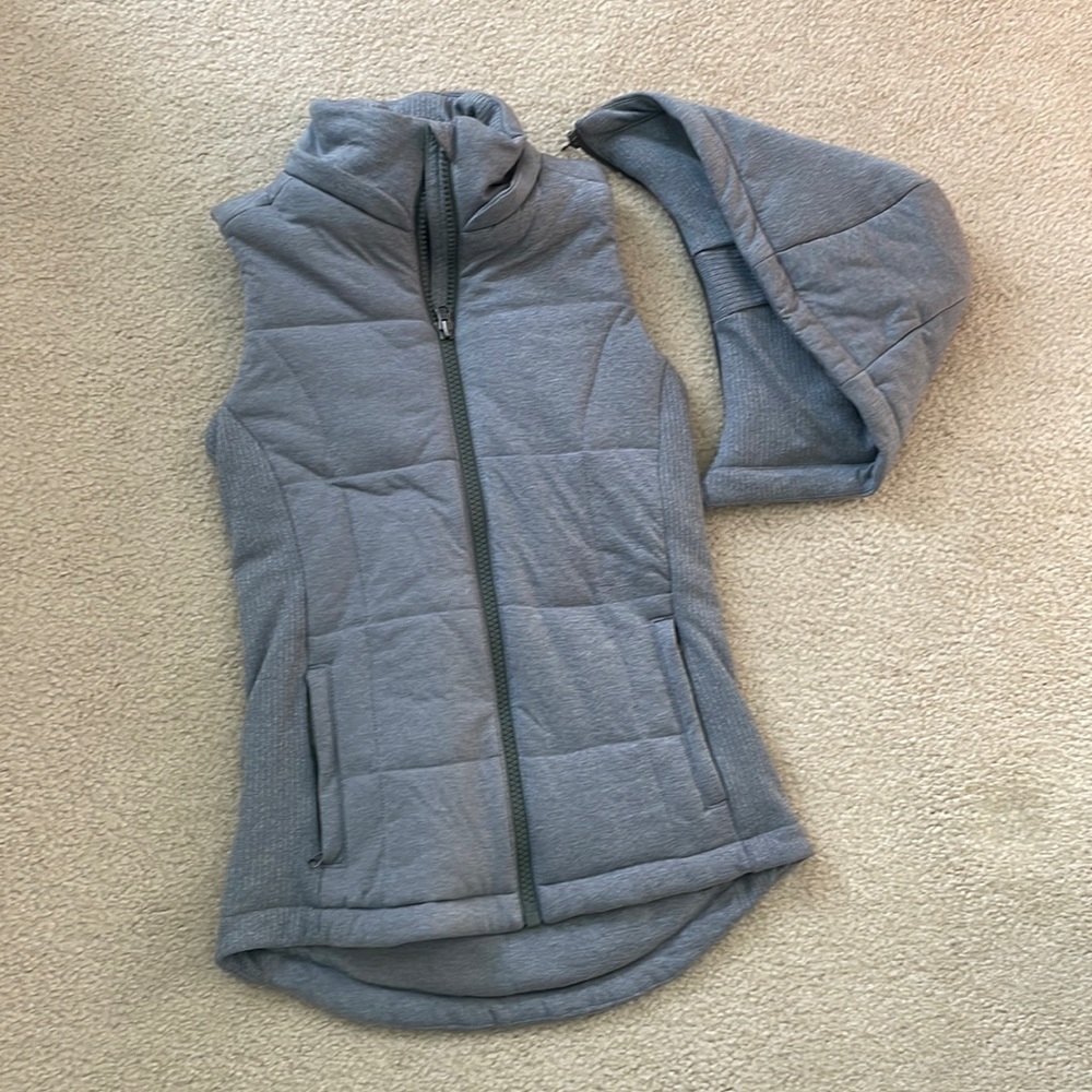 Athleta grey vest size xxs
